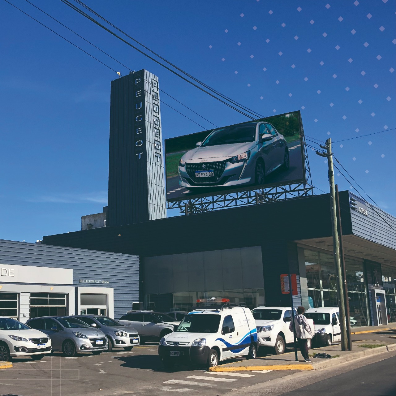 Pantalla LED en local comercial